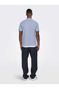 Polo m/c piqué Only & Sons Marina Navy