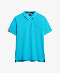 Polo m/c piqué Superdry Blue