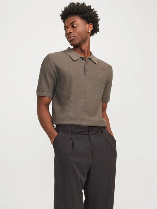 Polo m/c punto microgranulado Jack & Jones Falcon