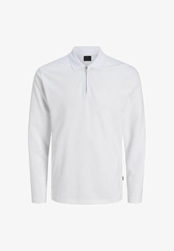 Polo m/l con cremallera Jack & Jones Bright White