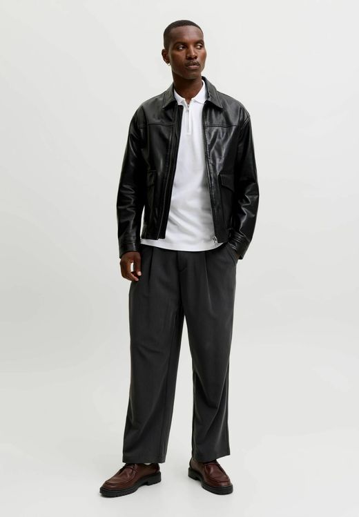 Polo m/l con cremallera Jack & Jones Bright White