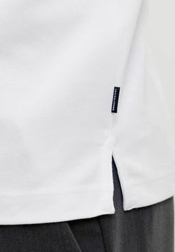 Polo m/l con cremallera Jack & Jones Bright White