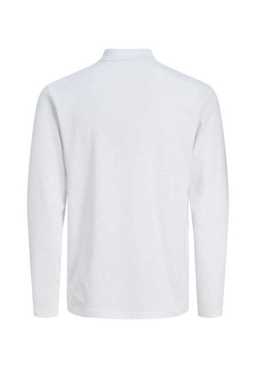 Polo m/l con cremallera Jack & Jones Bright White