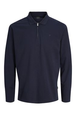 Polo m/l con cremallera Jack & Jones Navy Blazer