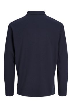 Polo m/l con cremallera Jack & Jones Navy Blazer