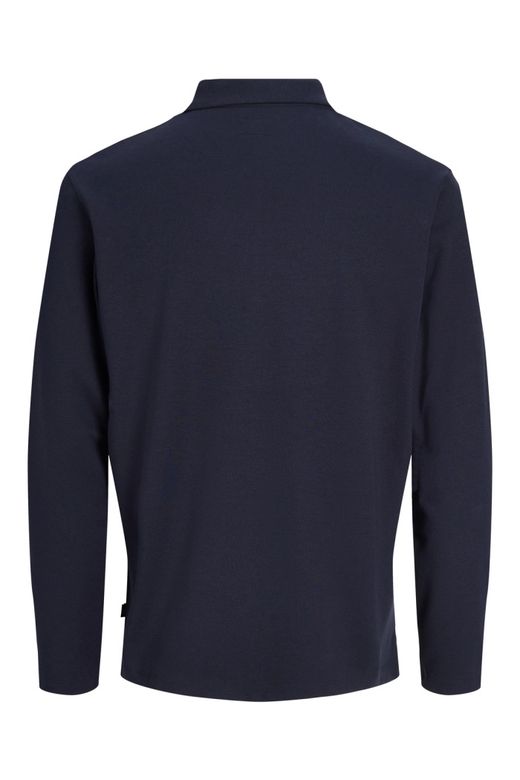 Polo m/l con cremallera Jack & Jones Navy Blazer
