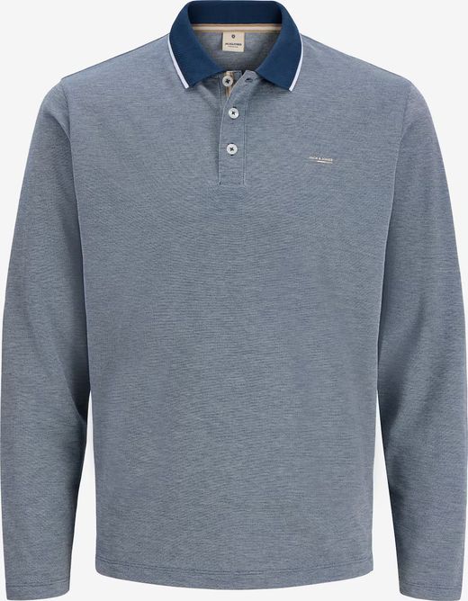 Polo m/l jaspeado Jack & Jones Insignia Blue