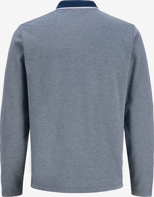 Polo m/l jaspeado Jack & Jones Insignia Blue