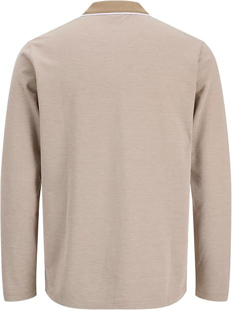 Polo m/l jaspeado Jack & Jones Petrified Oak