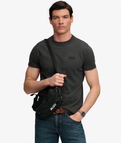 Riñonera con cordones elásticos Superdry Black