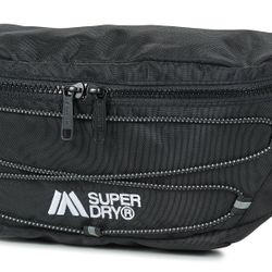 Riñonera con cordones elásticos Superdry Black