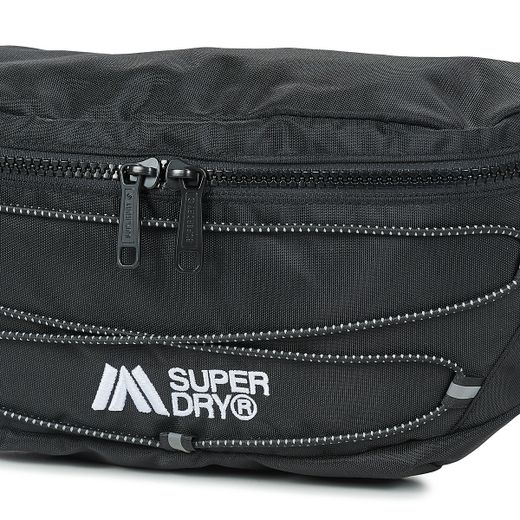 Riñonera con cordones elásticos Superdry Black