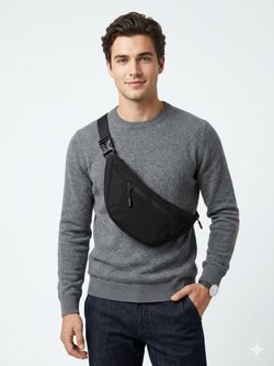 Riñonera monocolor Jack & Jones Black
