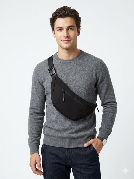 Riñonera monocolor Jack & Jones Black