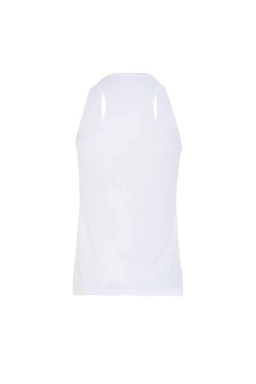 Salsa White Branding Lettering Top sem mangas