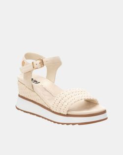 Sandalia con cuña antelina Xti Hielo