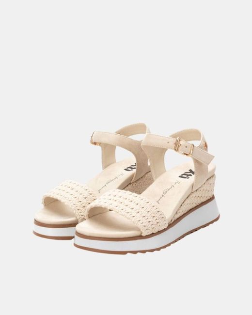 Sandalia con cuña antelina Xti Hielo