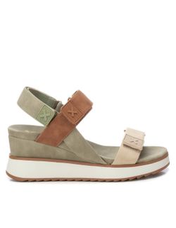 Sandalia con cuña tricolor Xti Kakhi