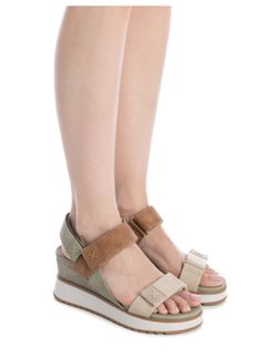 Sandalia con cuña tricolor Xti Kakhi