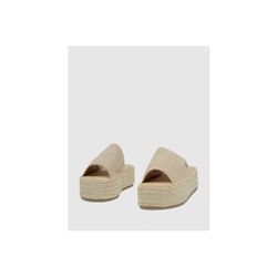 Sandalia con plataforma esparto Xti Beige