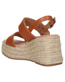 Sandalia con plataforma esparto Xti Camel