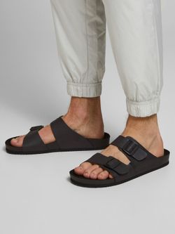 Sandalia de tiras con hebillas Jack & Jones Anthracite