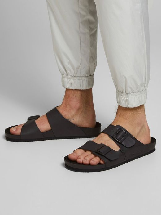 Sandalia de tiras con hebillas Jack & Jones Anthracite