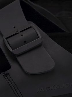 Sandalia de tiras con hebillas Jack & Jones Anthracite