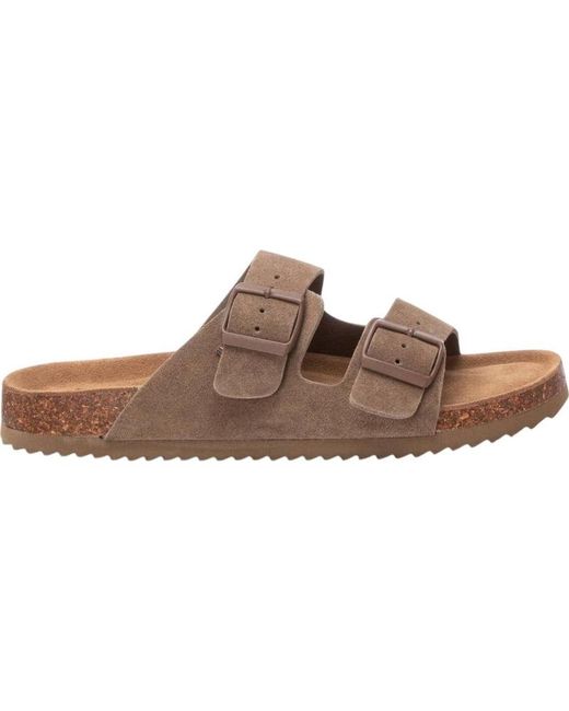 Sandalia plana bio con hebillas Xti Taupe
