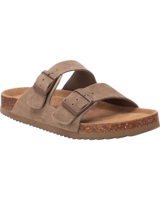 Sandalia plana bio con hebillas Xti Taupe