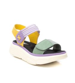 Sandalia plana multicolor Xti Lila