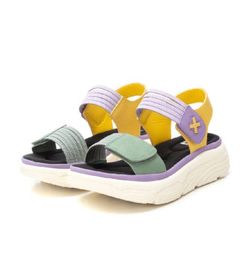 Sandalia plana multicolor Xti Lila