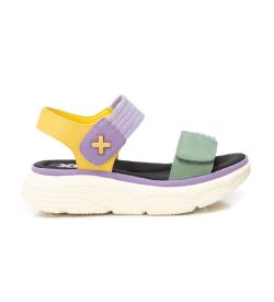 Sandalia plana multicolor Xti Lila