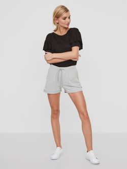 Einfacher Trainingsanzug mit Kordelzug Noisy May Light Grey Mela