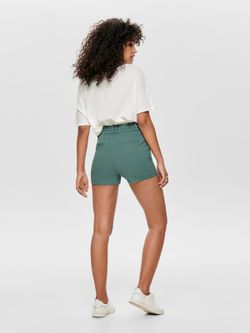 Shorts basici con gomma ed elastico Only Balsam Green