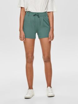 Shorts basici con gomma ed elastico Only Balsam Green