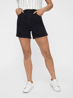 Shorts 5 bolsillos ancho Vero Moda Black