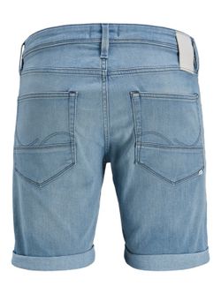 Shorts 5 bolsillos de aspecto desgastado Jack & Jones Blue Denim