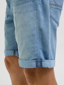 Shorts 5 bolsillos de aspecto desgastado Jack & Jones Blue Denim