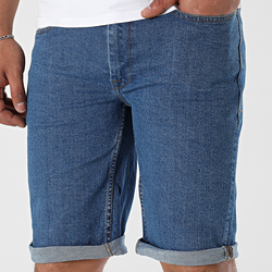 Shorts 5 bolsillos elástico Blend Of America Denim Middle Blue