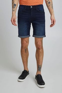 Shorts 5 bolsillos elástico de aspecto desgastado Blend Of America Denim Darkblue