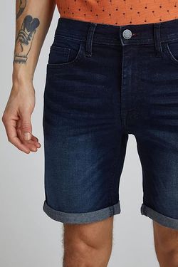 Shorts 5 bolsillos elástico de aspecto desgastado Blend Of America Denim Darkblue