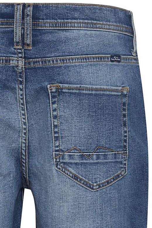 Shorts 5 bolsillos elástico de aspecto desgastado Blend Of America Denim Middle Blue