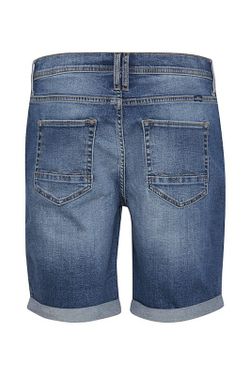 Shorts 5 bolsillos elástico de aspecto desgastado Blend Of America Denim Middle Blue