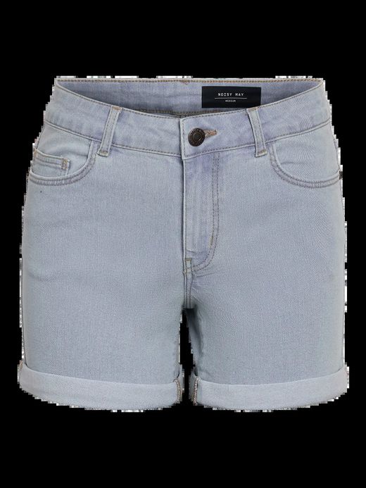 Shorts 5 bolsillos elástico Noisy May Light Blue Den