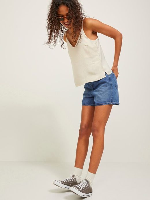 Shorts 5 bolsillos HW elástico Jjxx Medium Blue