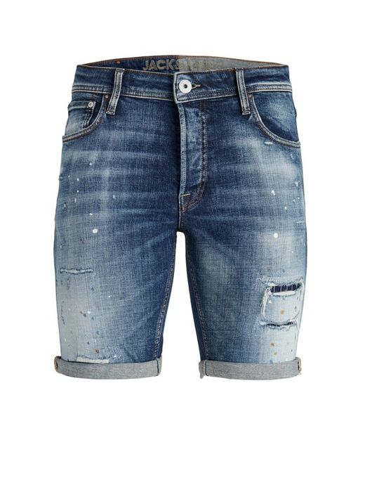 Shorts 5 bolsillos tejano desgastado Jack & Jones Blue Denim