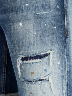 Shorts 5 bolsillos tejano desgastado Jack & Jones Blue Denim