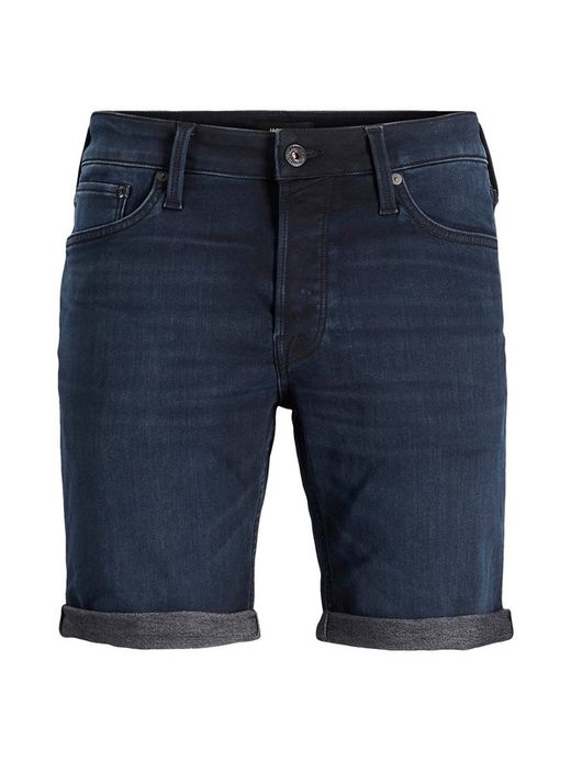 Shorts 5 bolsillos tejano elástico desgastado Jack & Jones Blue Denim