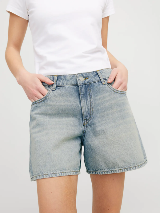 Shorts 5 bolsillos vaqueros de aspecto desgastado Jjxx Light Blue Den